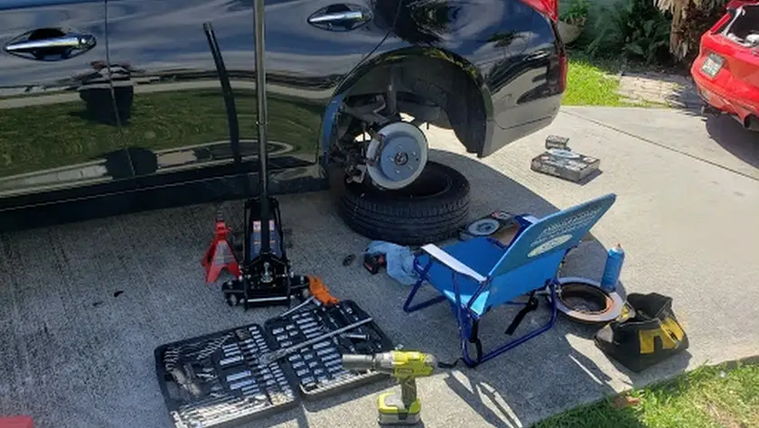 complete brake job pads and rotor